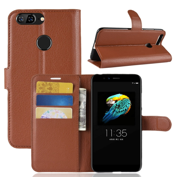 For Lenovo S5 Litchi Texture Horizontal Flip Leather Case with Holder & Card Slots & Wallet