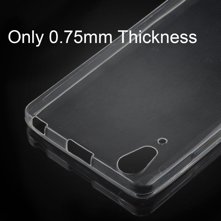 50 PCS 0.75mm Transparent TPU Case for Lenovo K3