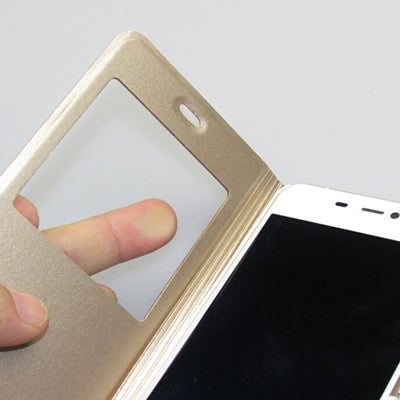 Frosted Texture Horizontal Flip Leather Case for Lenovo Z5s, with Call Display ID