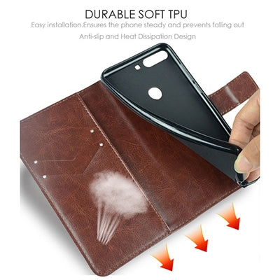 Crazy Horse Texture Horizontal Flip Leather Case for Lenovo S5 Pro GT, with Holder & Card Slots & Walle