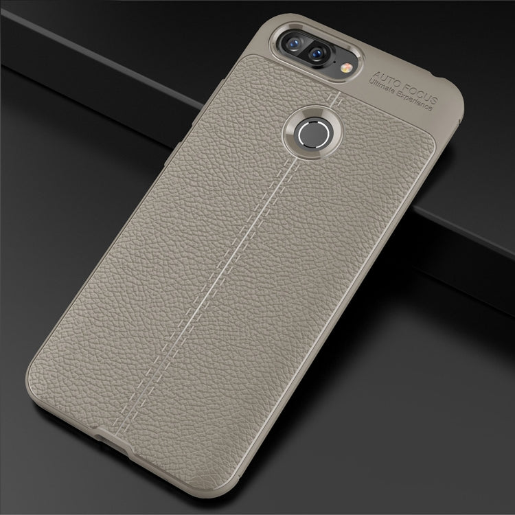 For Lenovo S5 Litchi Texture Soft TPU Protective Back Cover Case