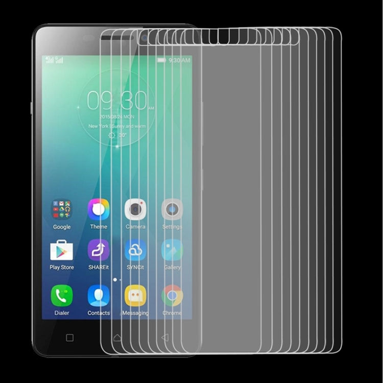 10 PCS 9H 2.5D Tempered Glass Film for Lenovo Viber P1m