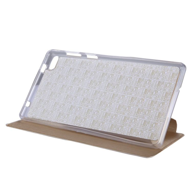 For Lenovo TB-7504F / TB-7504N / TB-7504X Silk Texture Horizontal Flip Protective Case with Holder