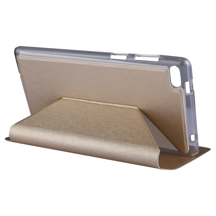 For Lenovo TB-7504F / TB-7504N / TB-7504X Silk Texture Horizontal Flip Protective Case with Holder