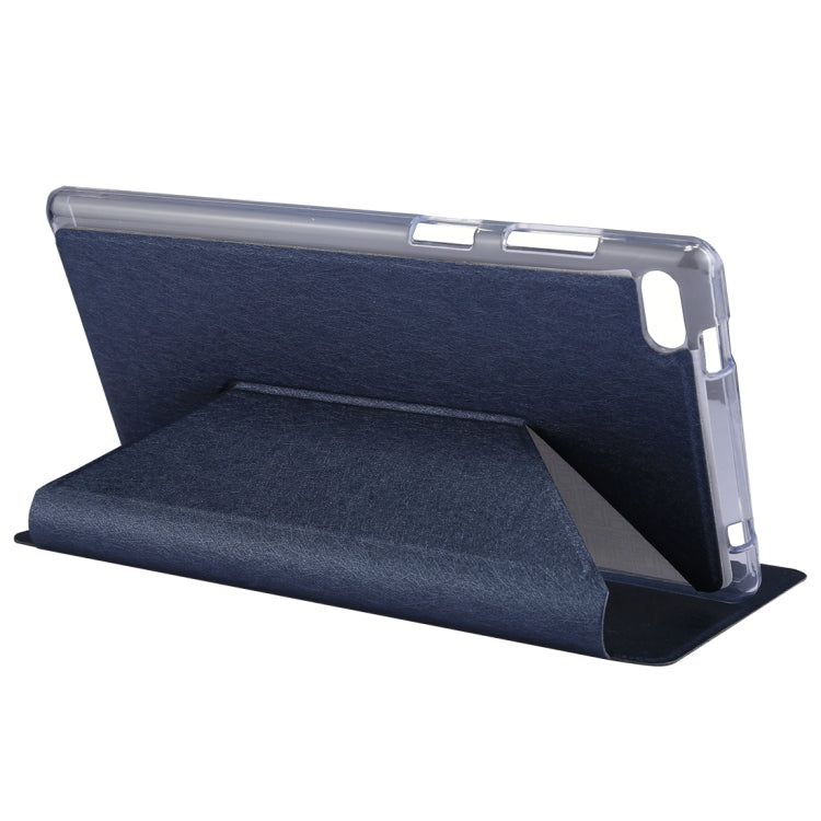 For Lenovo TB-7504F / TB-7504N / TB-7504X Silk Texture Horizontal Flip Protective Case with Holder