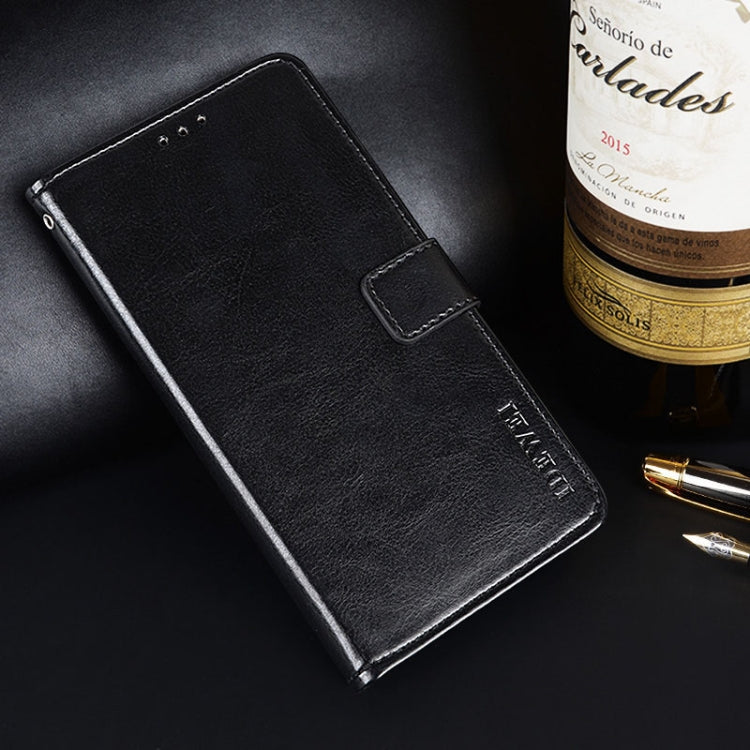 idewei Crazy Horse Texture Horizontal Flip Leather Case for Lenovo A5, with Card Slot / Holder / Wallet