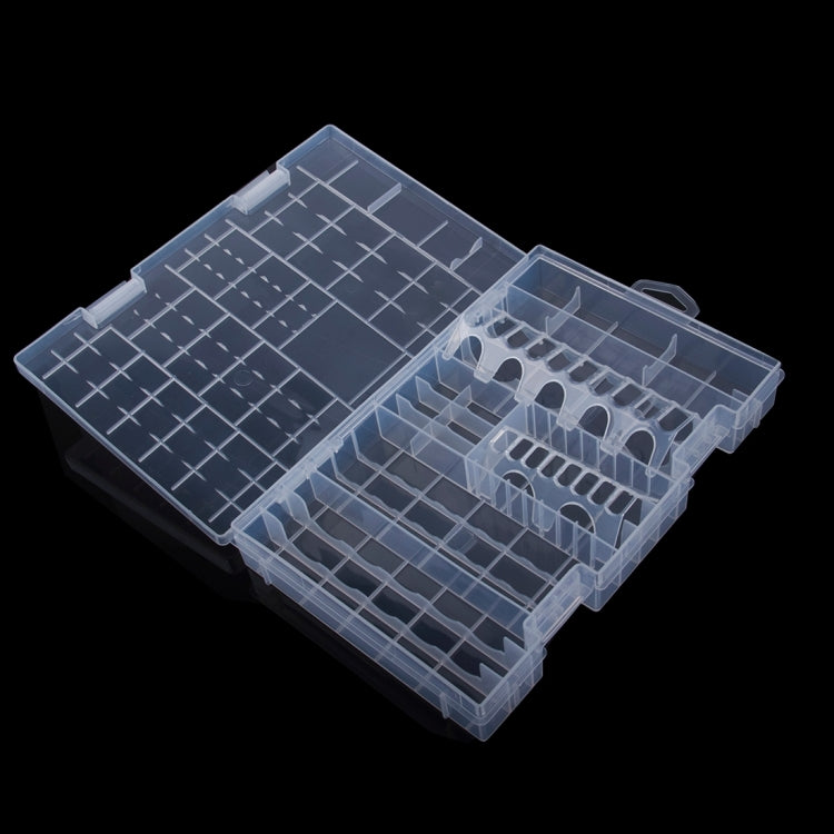 Plastic Battery Storage Case Box for 39pcs AA / AAA / D / C / 9V Batteries (Not Include Batteries)