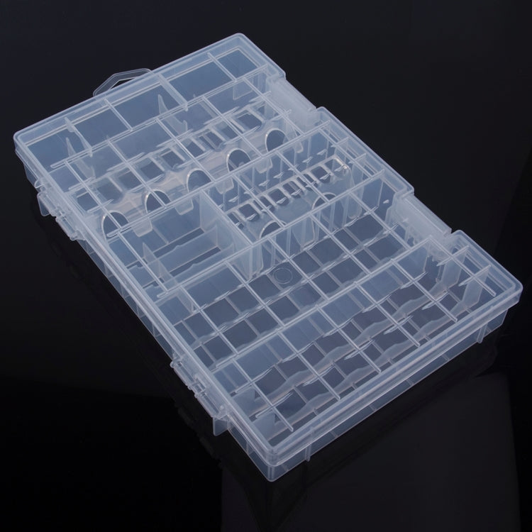 Plastic Battery Storage Case Box for 39pcs AA / AAA / D / C / 9V Batteries (Not Include Batteries)