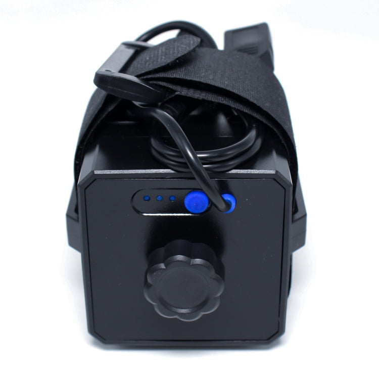 3 Sections 18650/26650 IPX7 Waterproof Battery Box with 16.8v Round Head & 5v USB Connector Output Voltage Does Not Include Battery(Black)