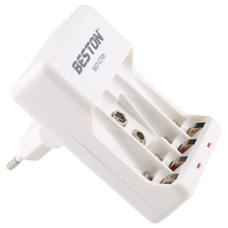 BESTON AC 220V 50Hz Battery Charger for for AA / AAA / 9V Ni-MH / Ni-Cd Battery, EU Plug