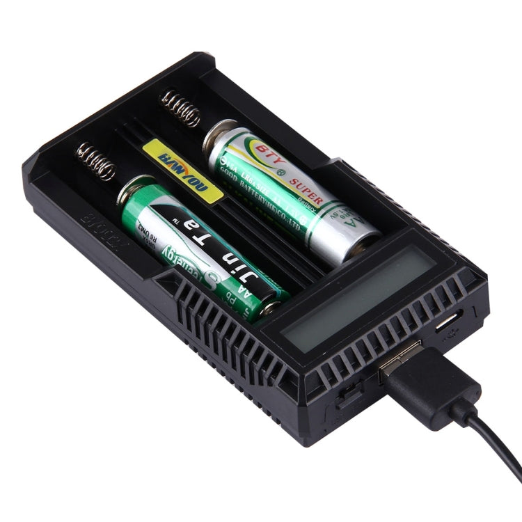 USB Smart Battery Charger with LCD Screen for 18650 / 18490 / 18350 / 17670 / 17500 / 16340 / 14500 / 10440 Li-ion Battery