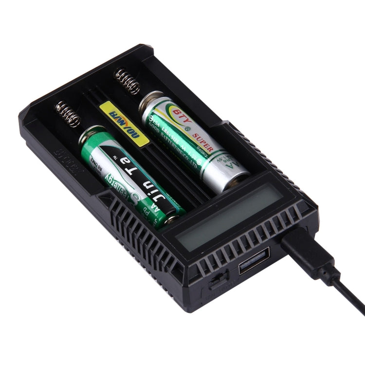 USB Smart Battery Charger with LCD Screen for 18650 / 18490 / 18350 / 17670 / 17500 / 16340 / 14500 / 10440 Li-ion Battery