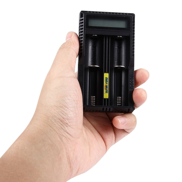USB Smart Battery Charger with LCD Screen for 18650 / 18490 / 18350 / 17670 / 17500 / 16340 / 14500 / 10440 Li-ion Battery