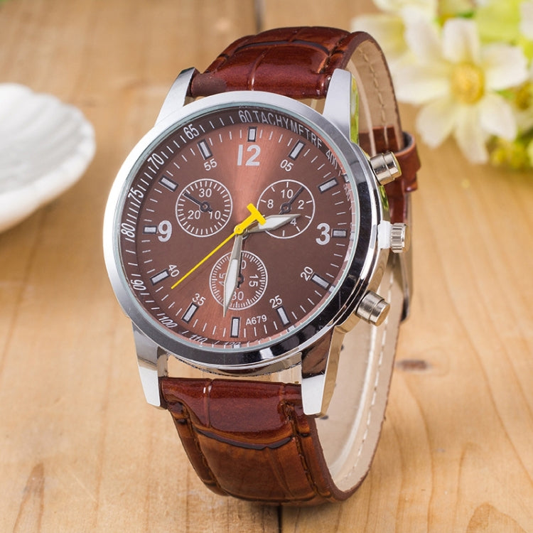 Three Six-Pin Quartz Casual Watch