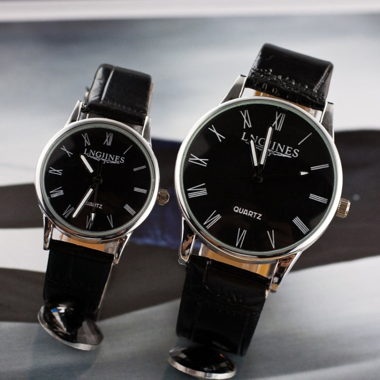 4 Pack Students Waterproof Couple Watches (Colour: Black)