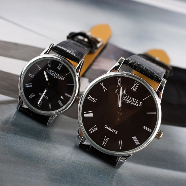 4 Pack Students Waterproof Couple Watches (Colour: Black)