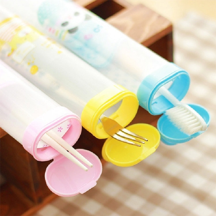 3 Pack Hanging Teeth With Toothbrush Storage Box Random Color Delivery (Specification: Random Pattern)