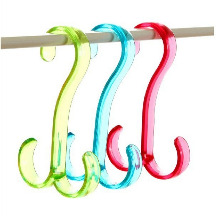 3 Pack Double Hook Drying Shoe Rack Random Color Delivery (Colour: Blending)