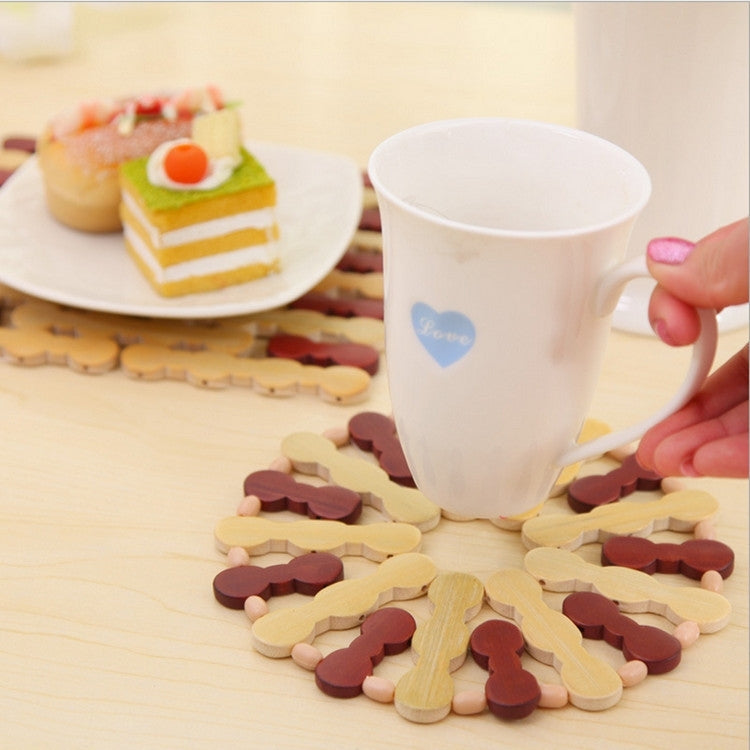 Wooden Insulation Pads (Shape: Round, Size S)