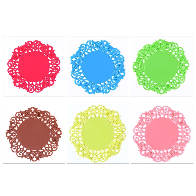 6 Pack Simple Circular Hollow Heat Pad Random Color Delivery