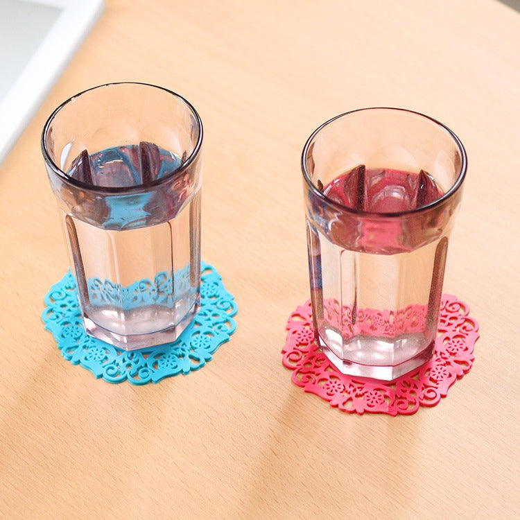 6 Pack Simple Circular Hollow Heat Pad Random Color Delivery