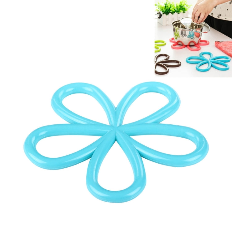5 PCS Plum Blossom Shape Heat Insulation Pad, Random Color Delivery
