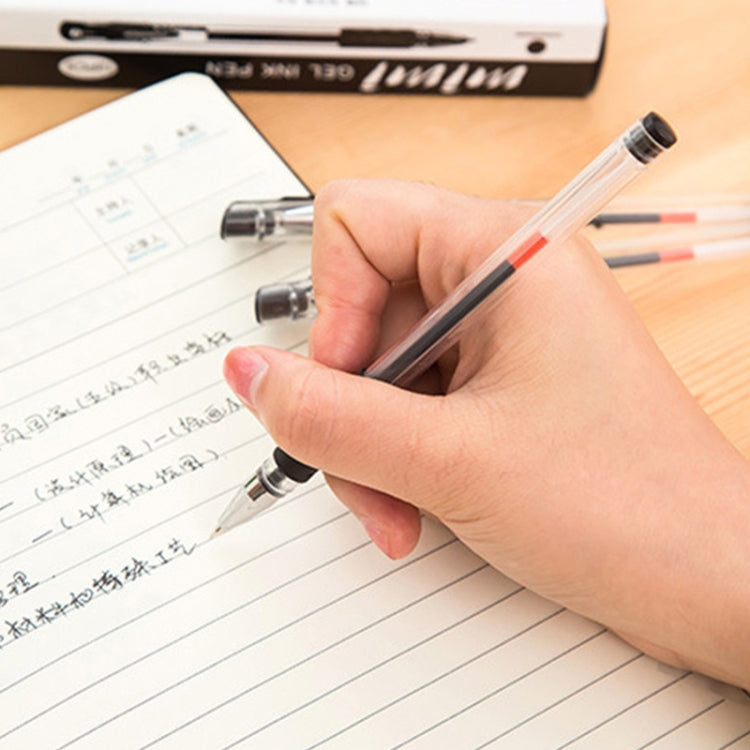 10 PCS Signature Black Gel Pen