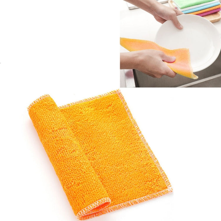 20 PCS Bamboo Fiber Anti-Grease Dish Washing Cloth Towels