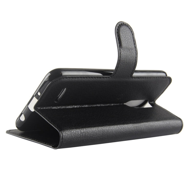 For LG Aristo 2 Litchi Texture Horizontal Flip Leather Case with Wallet & Holder & Card Slots