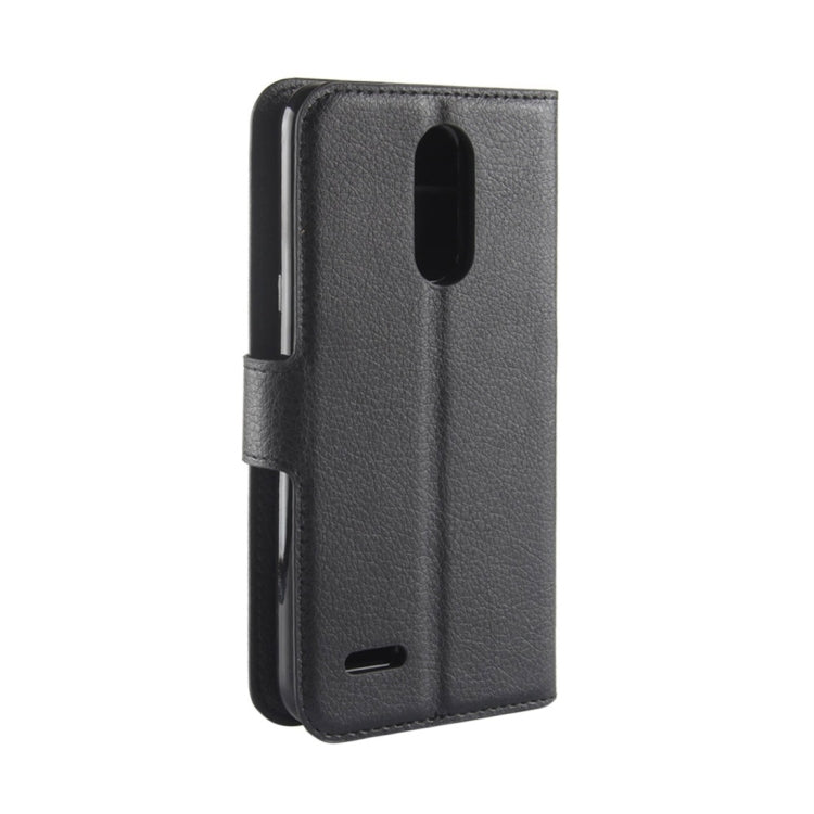 For LG Aristo 2 Litchi Texture Horizontal Flip Leather Case with Wallet & Holder & Card Slots