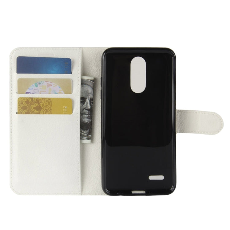 For LG Aristo 2 Litchi Texture Horizontal Flip Leather Case with Wallet & Holder & Card Slots