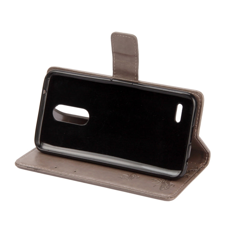 For LG K10 (2018) Lotus Butterfly Pattern Horizontal Flip Leather Case with Holder & Card Slots & Wallet & Lanyard