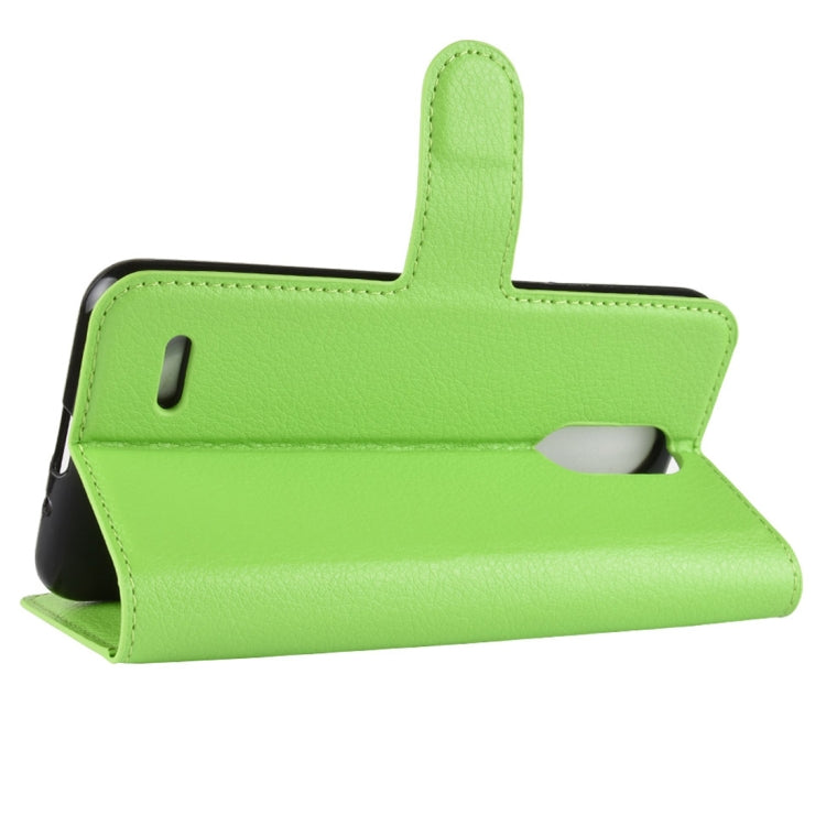 For LG K8 (2018) Litchi Texture Horizontal Flip Leather Case with Wallet & Holder & Card Slots