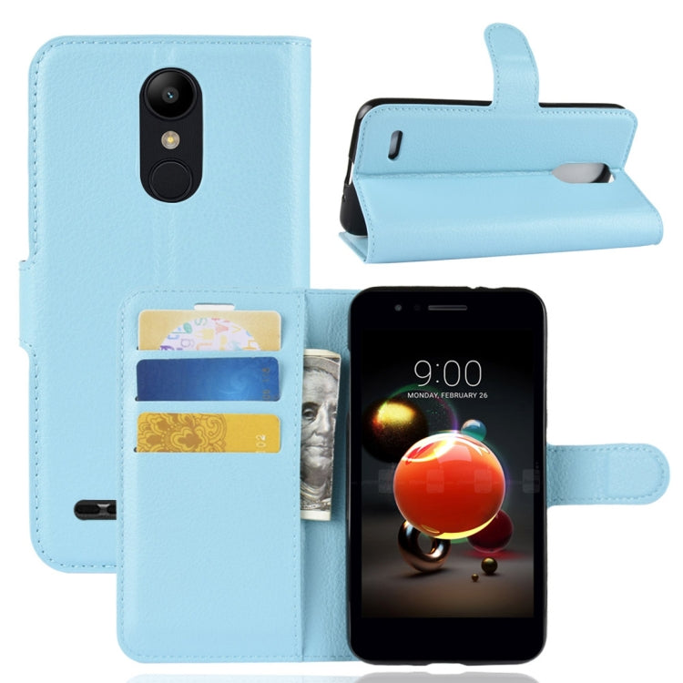 For LG K8 (2018) Litchi Texture Horizontal Flip Leather Case with Wallet & Holder & Card Slots