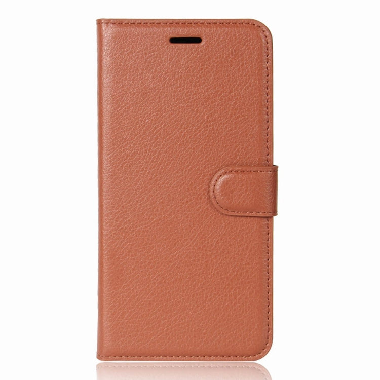 For LG K8 (2018) Litchi Texture Horizontal Flip Leather Case with Wallet & Holder & Card Slots