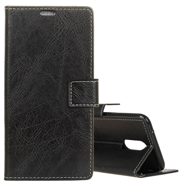 For LG K8 (2018) Vintage Crazy Horse Texture Horizontal Flip Leather Case with Wallet & Holder & Card Slots & Photo Frame