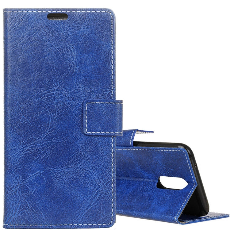 For LG K8 (2018) Vintage Crazy Horse Texture Horizontal Flip Leather Case with Wallet & Holder & Card Slots & Photo Frame