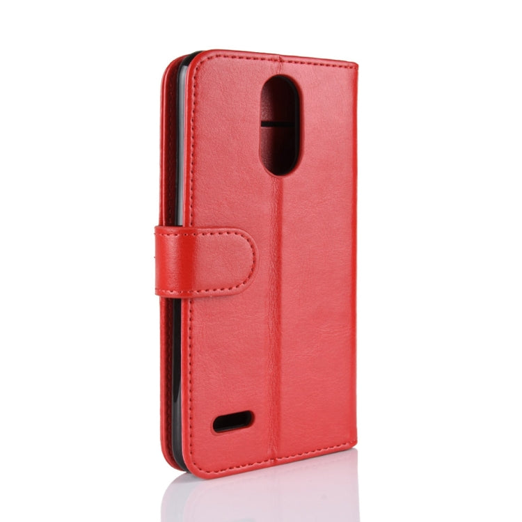 For LG K8 (2018) PU + TPU Crazy Horse Texture Horizontal Flip Leather Case with Wallet & Holder & Card Slots