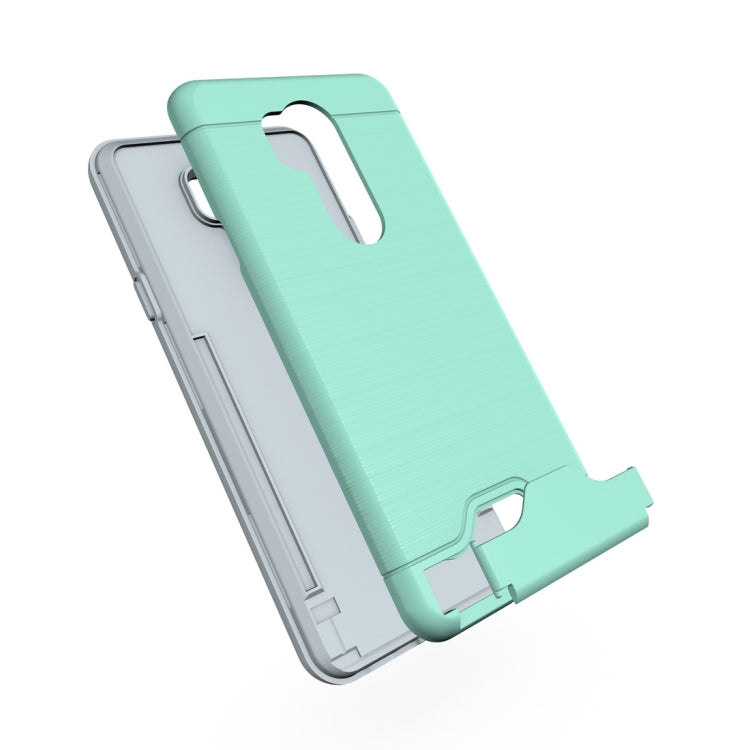 Brushed Texture Case for LG G7 ThinQ , with Holder & Card Slot