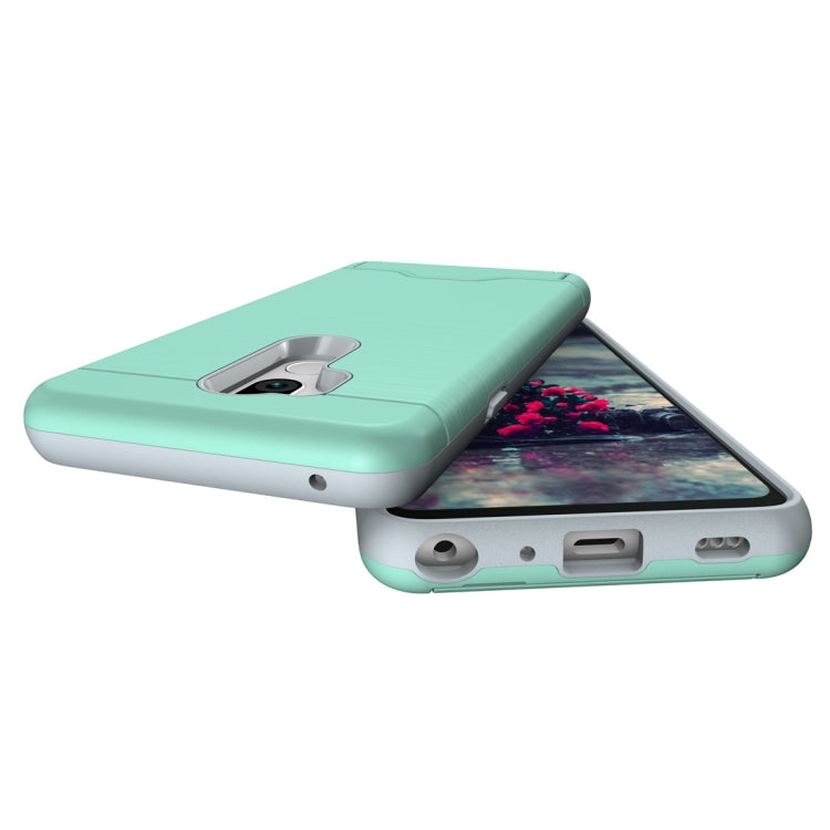 Brushed Texture Case for LG G7 ThinQ , with Holder & Card Slot