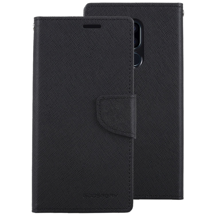 GOOSPERY FANCY DIARY Horizontal Flip PU Leather Case for LG G7 ThinQ, with Holder & Card Slots & Wallet