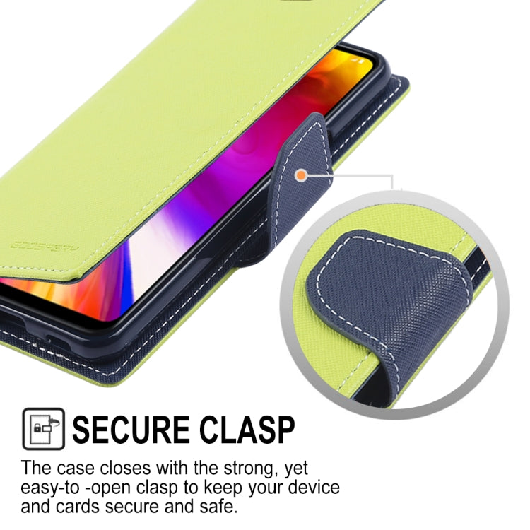 GOOSPERY FANCY DIARY Horizontal Flip PU Leather Case for LG G7 ThinQ, with Holder & Card Slots & Wallet