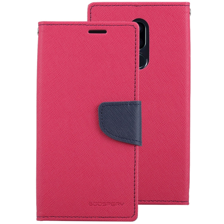 GOOSPERY FANCY DIARY Horizontal Flip PU Leather Case for LG G7 ThinQ, with Holder & Card Slots & Wallet