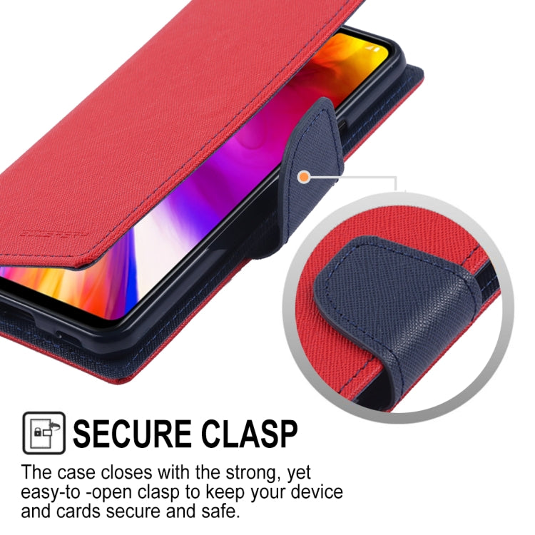 GOOSPERY FANCY DIARY Horizontal Flip PU Leather Case for LG G7 ThinQ, with Holder & Card Slots & Wallet