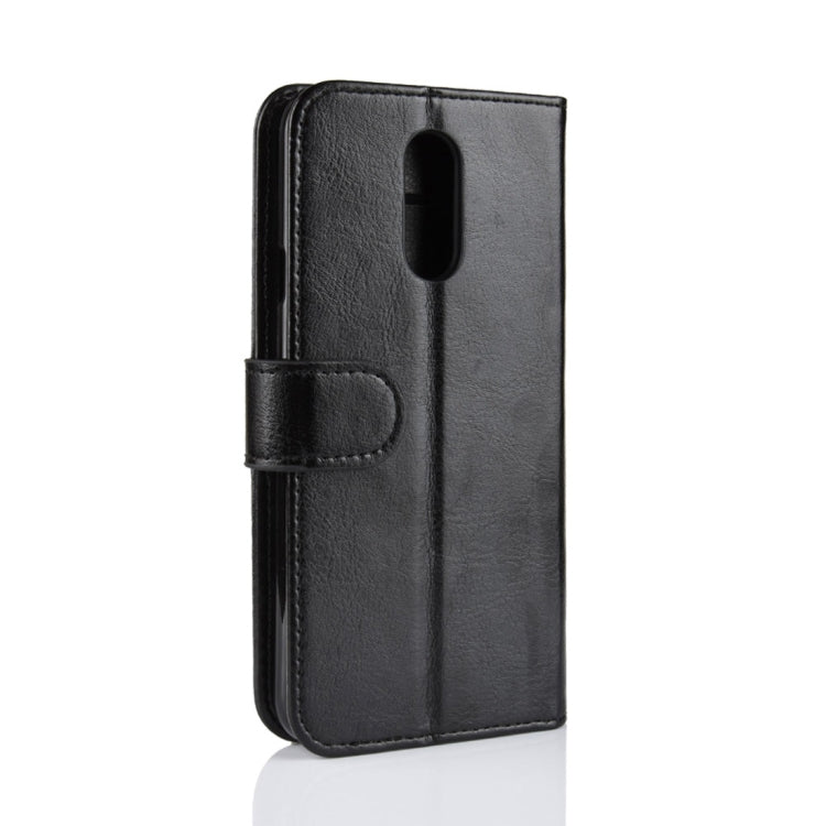 Crazy Horse Texture Horizontal Flip Leather PU + TPU Case for LG Q7, with Wallet & Holder & Card Slots