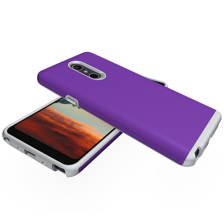 Anti-slip Armor Protective Case Back Cover Shell for LG Q Stylo 4