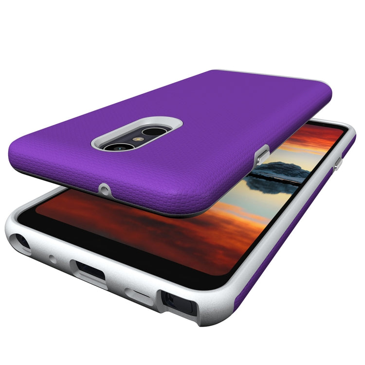 Anti-slip Armor Protective Case Back Cover Shell for LG Q Stylo 4