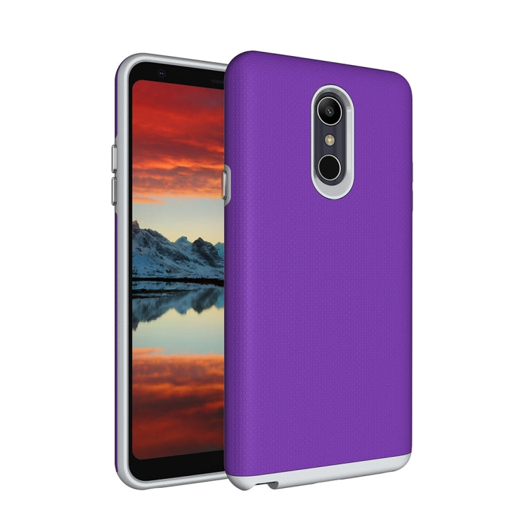 Anti-slip Armor Protective Case Back Cover Shell for LG Q Stylo 4