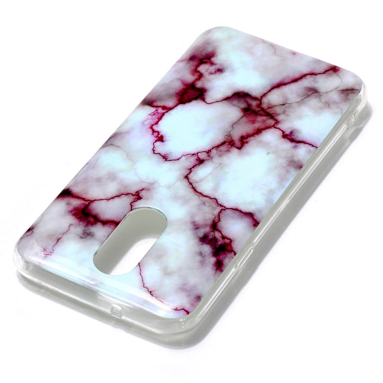 Marble Pattern Soft TPU Case For LG Q7