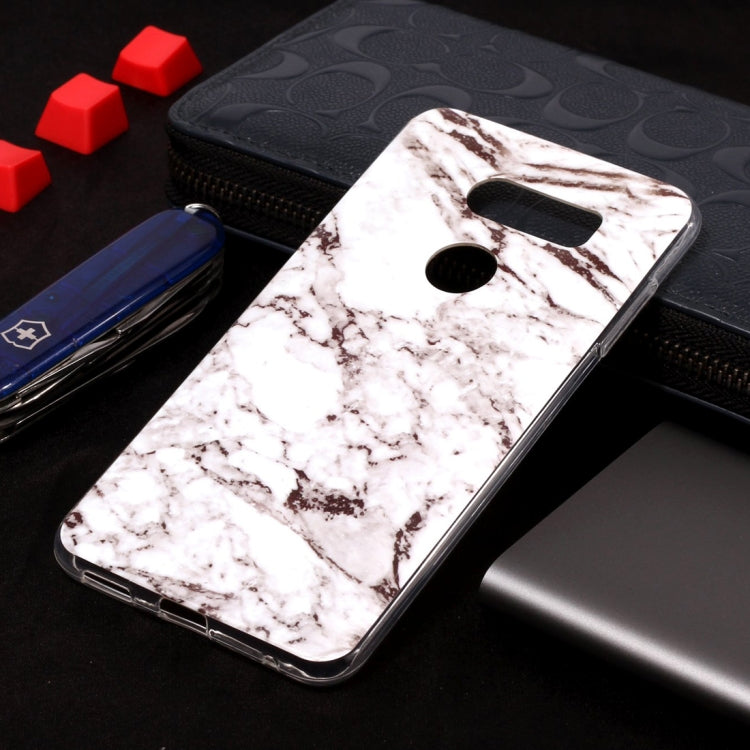 Marble Pattern Soft TPU Case For V35 ThinQ